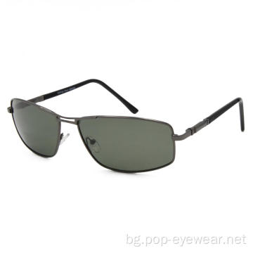 Модни уникални пилотни метални слънчеви очила